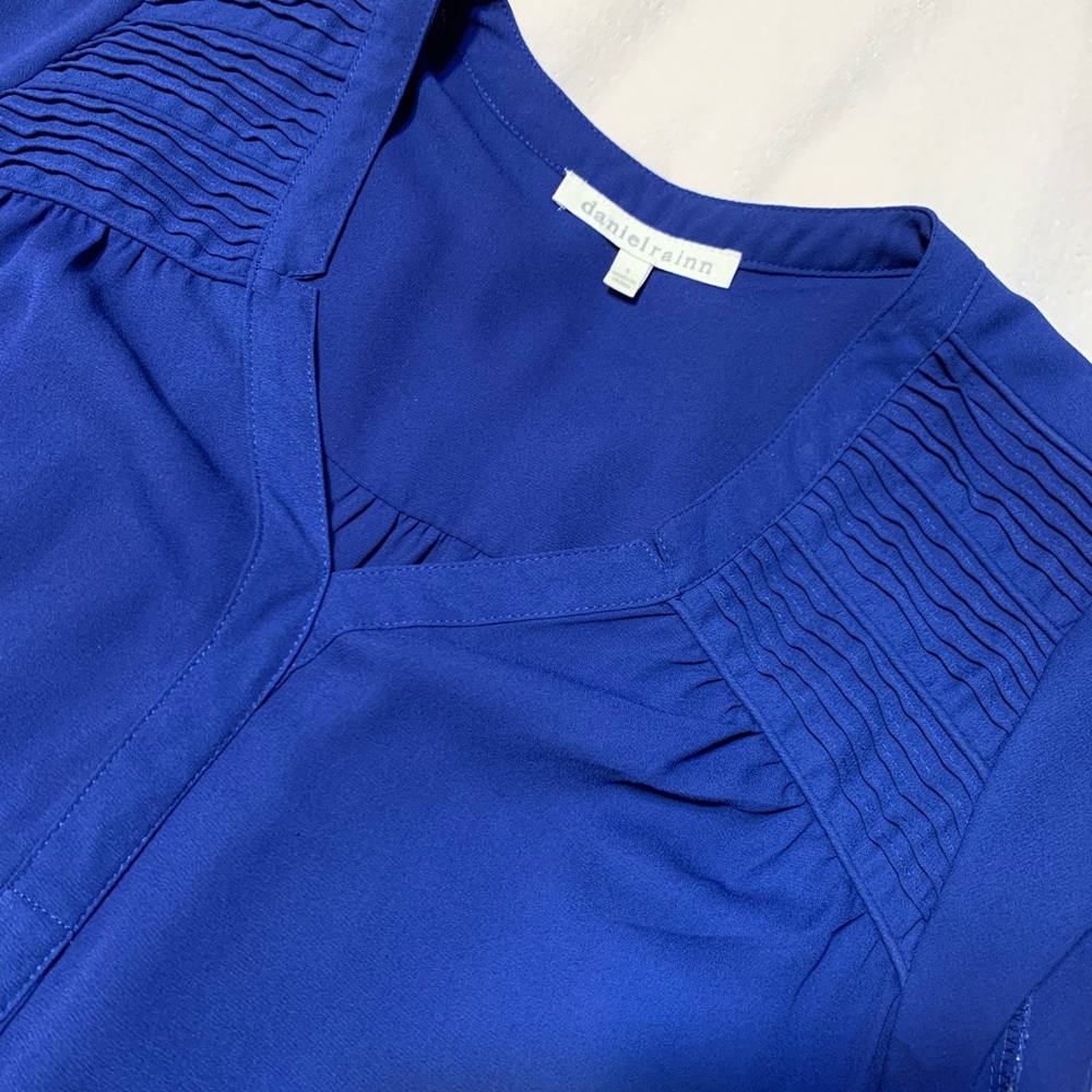 Daniel Rainn Royal Blue Blouse - Picture 4 of 5